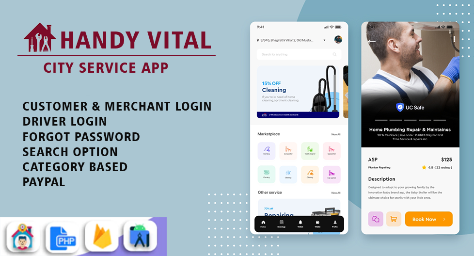 Handy Vital- City Service App